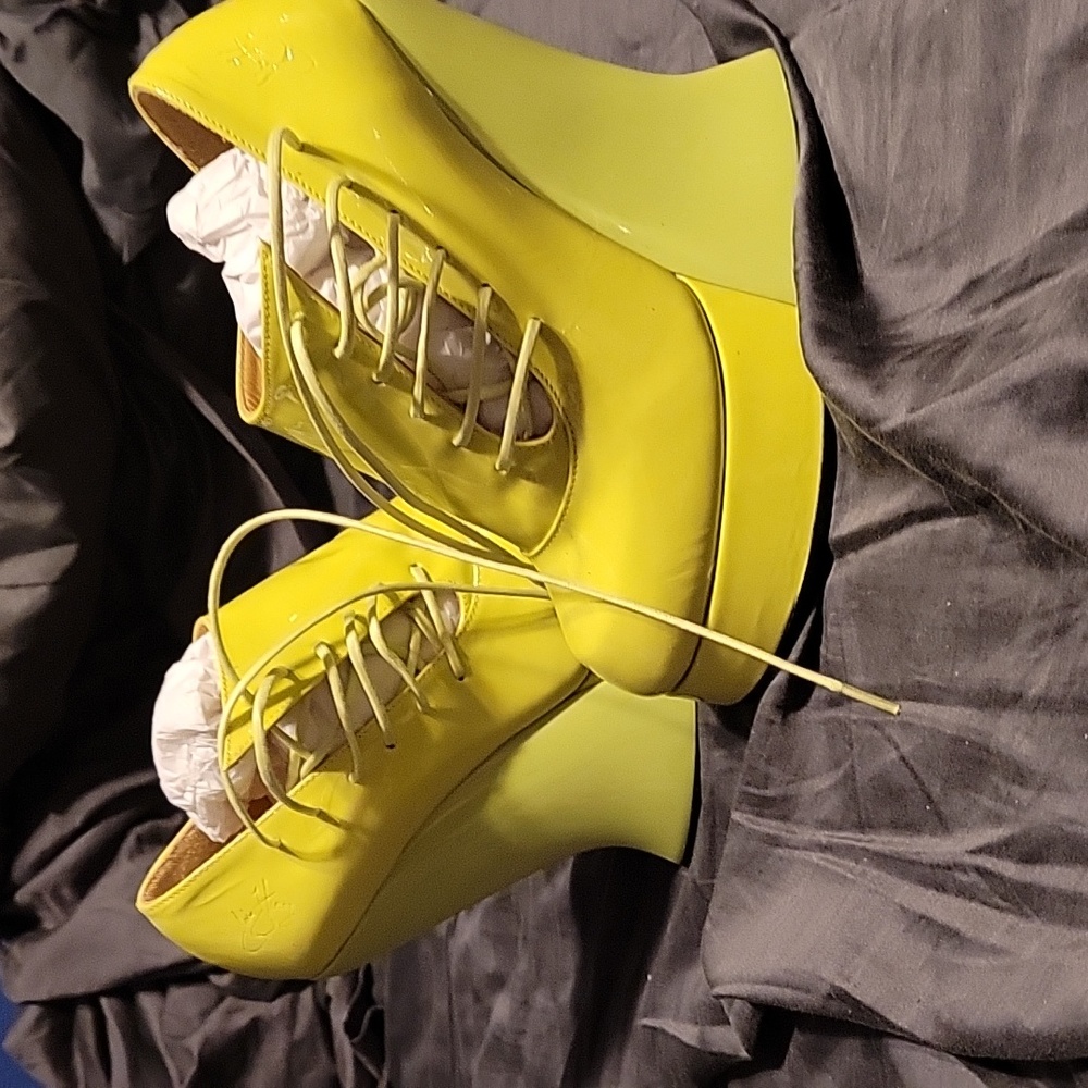 Fluevog Grand Nationals, BNIB, lime green, 7 - Picture 2 of 4